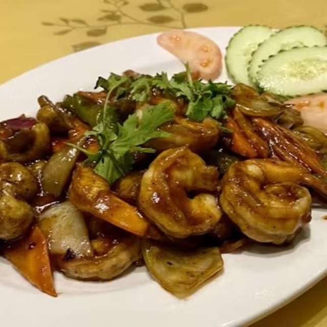 Tôm Xào Tàu Xì - Far-Traveled Shrimp.