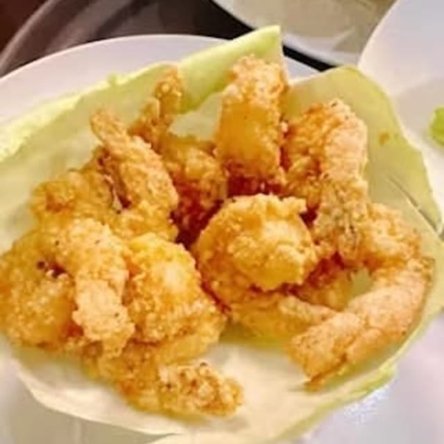 Tôm Rang Trứng Muối - Shrimp in the Golden Basin.