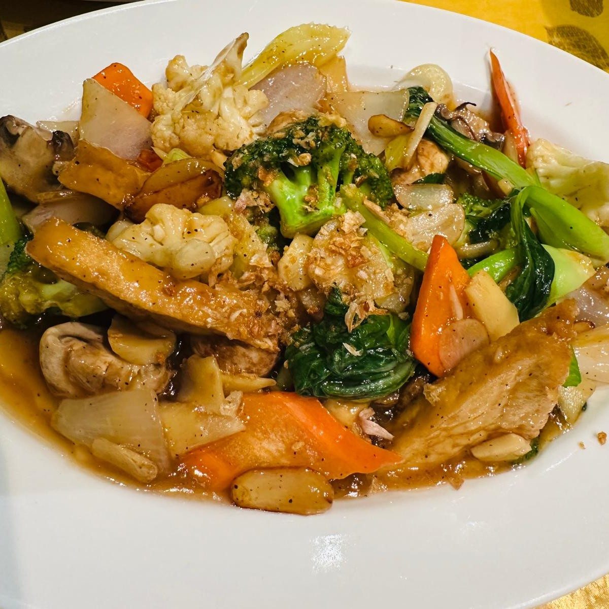 Rau Thập Cẩm Xào Tôm- Harvesting Vegetarian (w/ Shrimps).
