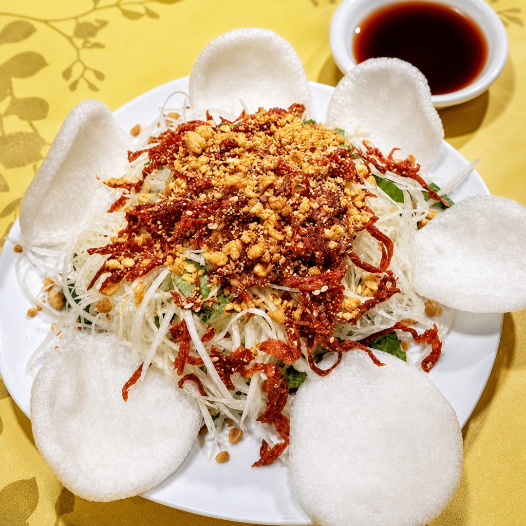 Gỏi Đu Đủ Gan Cháy - Jewel-Green Papaya.