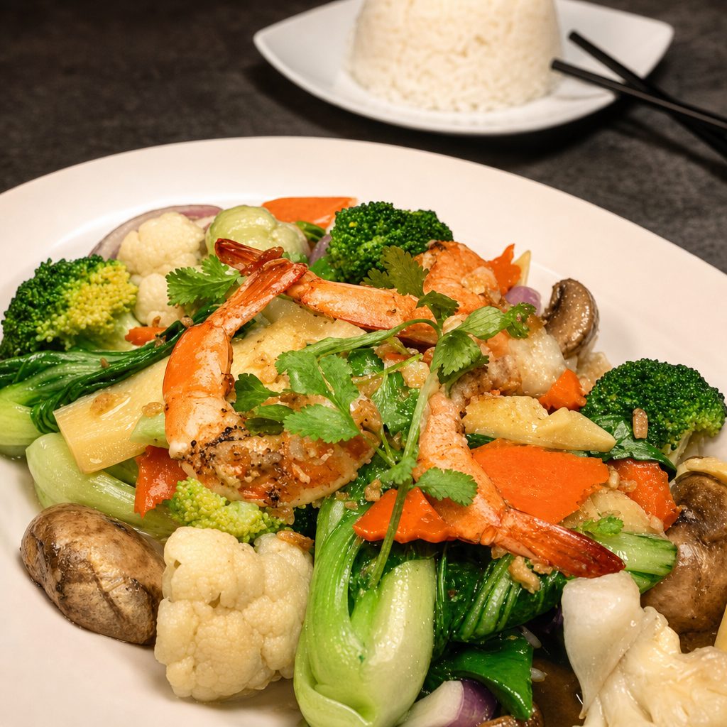 Rau Thập Cẩm Xào - Harvesting Vegetarian.